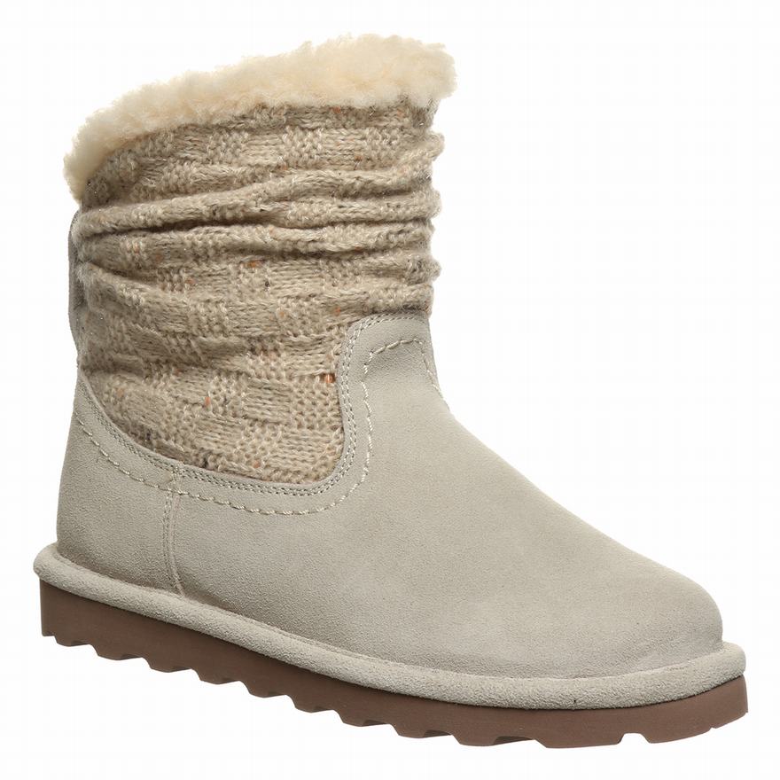 Bearpaw Virginia Snow Boots UK - Women's Boots White ||POLNEU-985||